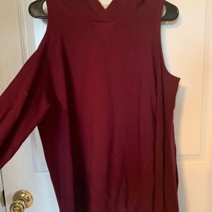 Calia cold shoulder hoodie